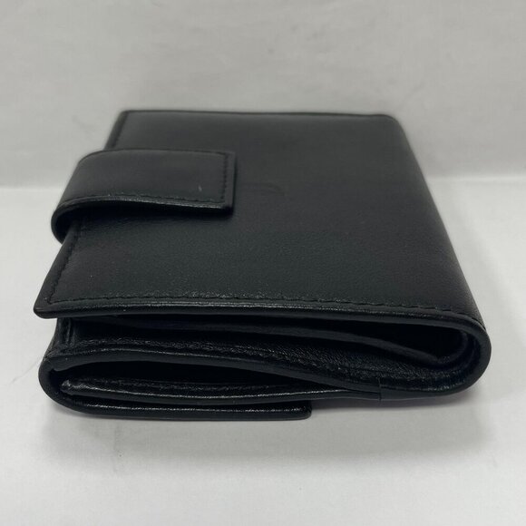 GUCCI Leather Bi-fold Compact Wallet Black - Preowned - Picture 7 of 15